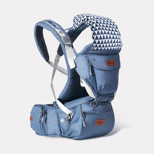 Porte-bébé Ergonomique 3-en-1 avec Siège à Hanche