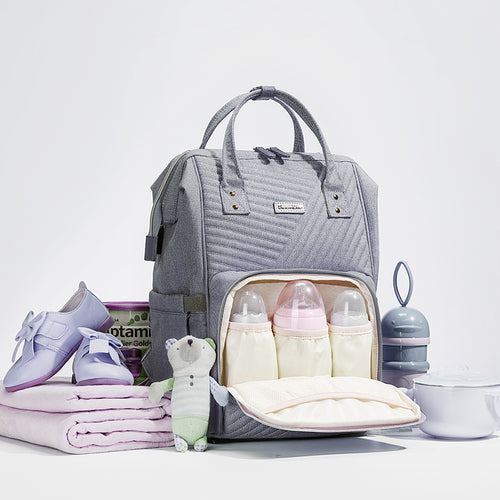 Sac à Langer Matelassé Premium – Organisation Parfaite pour Bébé